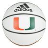 Adidas NCAA Miami Hurricanes Mini Autograph Basketball, Size 3