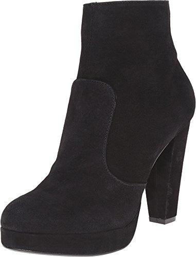 Steve Madden Women's Rancee Suede Heeled Boot, Black