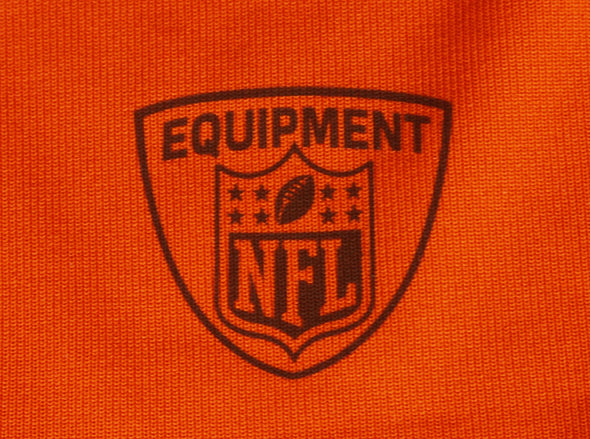 Reebok NFL Equipment Men's Graphite Logo Boost Shirt, Orange
