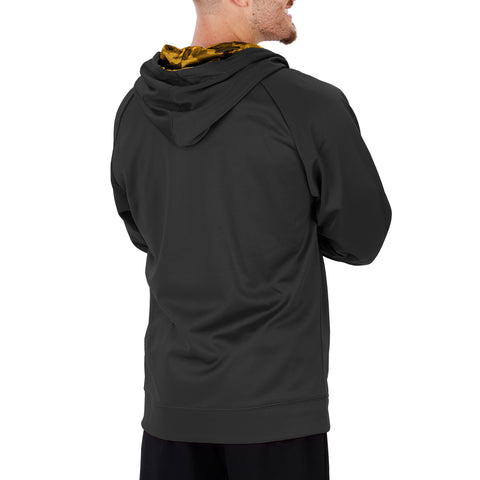 Zubaz Men's NFL Pittsburgh Steelers Full Zip Camo Hoodie