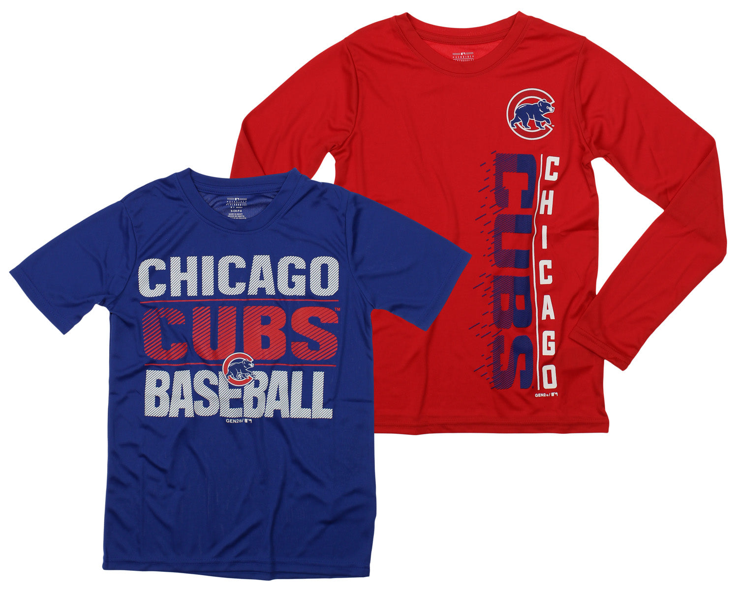 Outerstuff MLB Youth Chicago Cubs Fan Two Piece Performance T-Shirt Combo Set