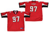 Reebok Atlanta Falcons Patrick Kerney #97 NFL Men's Replica Jersey, Red