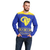 FOCO NFL Men's Los Angeles Rams 2021 Ugly Sweater