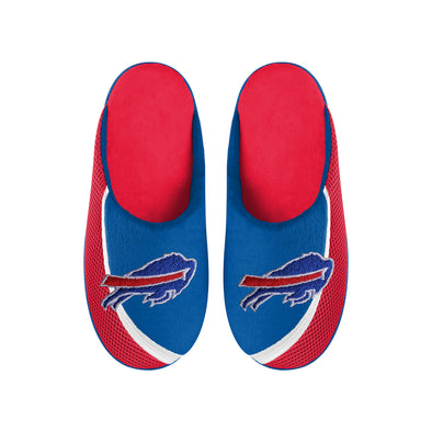 FOCO NFL Men's NFL Buffalo Bills 2022 Big Logo Color Edge Slippers