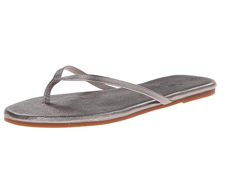 Yosi Samra Women's Roee Flip Flop, Pewter