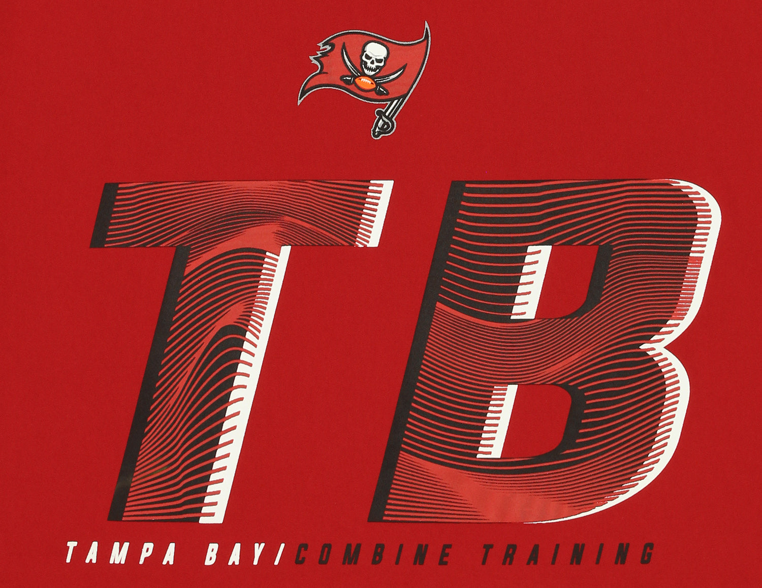 Tampa Bay Buccaneers on an abraded steel texture T-Shirt