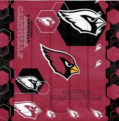 Northwest NFL Arizona Cardinals Hexagon Comforter & Sham Set