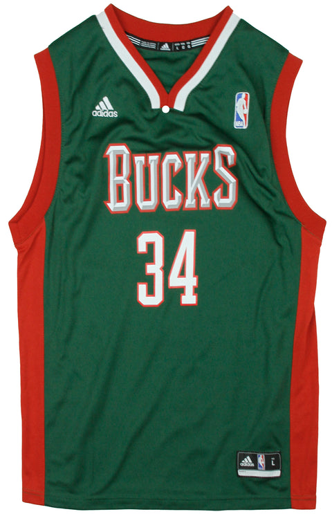 Adidas NBA Youth Milwaukee Bucks Giannis Antetokounmpo # 34 Replica Jersey