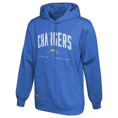 Outerstuff NFL Men's Los Angeles Chargers Up Field Performance Fleece Hoodie