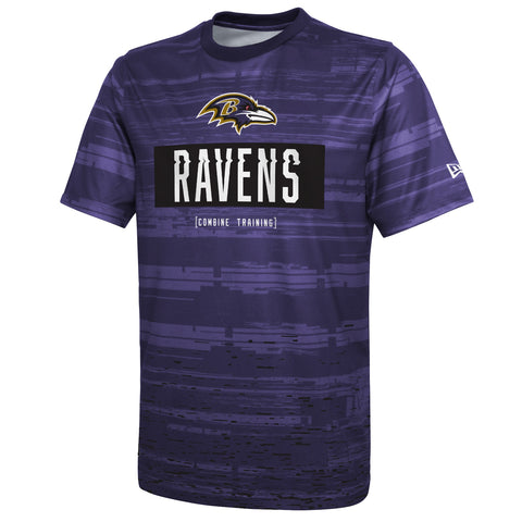 New Era Baltimore Ravens NFL Men's Sweep Sublimation Short Sleeve T-Shirt, Purple