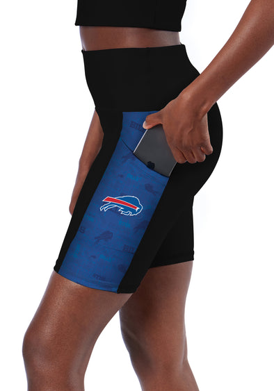 Certo By Northwest NFL Women's Buffalo Bills Method Bike Shorts, Black