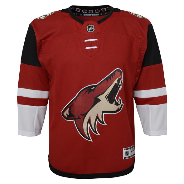Outerstuff Arizona Coyotes NHL Boys Youth Premier Home Team Jersey, Black