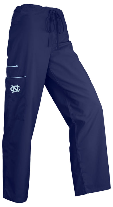 Fabrique Innovations NCAA Unisex North Carolina Tar Heels Team Color Scrub Pants