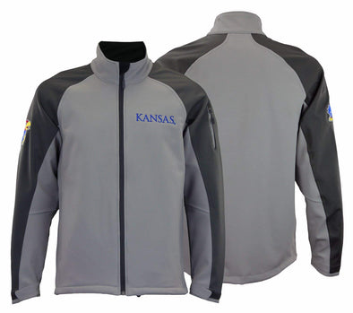 OuterStuff NCAA Men's Kansas Jayhawks Full Zip Fleece Jacket