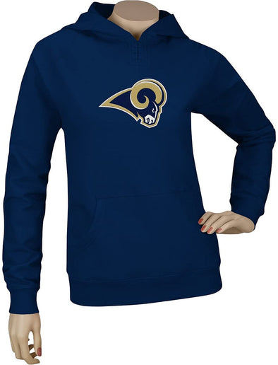 Reebok St. Louis Rams NFL Women's Pullover Fleece Hoodie, Blue