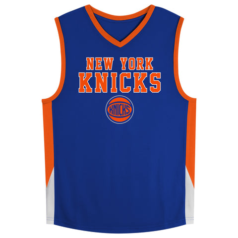 Outerstuff NBA New York Knicks Youth (8-20) Knit Top Jersey with Team Logo