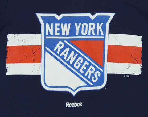 Reebok NHL Youth New York Rangers Long Sleeve Honor Code UB Tee, Navy