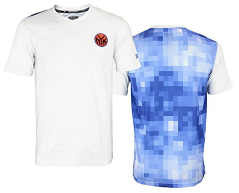 Zipway NBA Men's New York Knicks Pixel V-Neck Short Sleeve T-Shirt