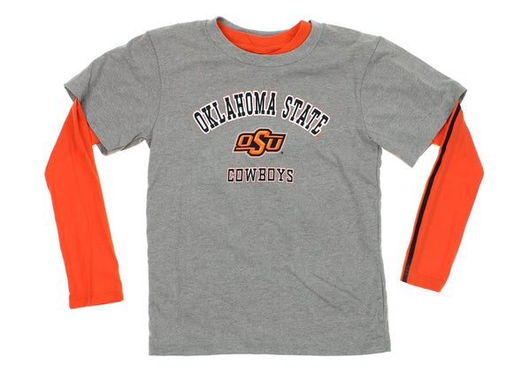 Youth NCAA Oklahoma State Cowboys Classic Fade 2 Shirt Combo Pack
