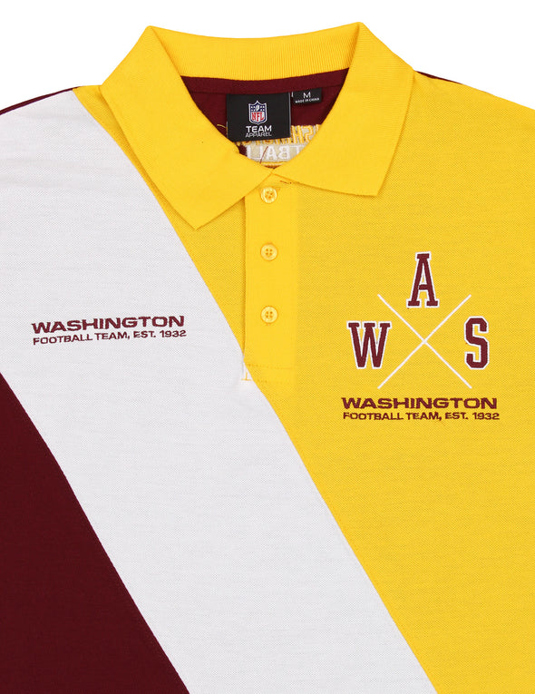 FOCO NFL Men's Washington Football Team Rugby Polo Shirt