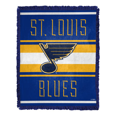 Northwest NHL St. Louis Blues Nose Tackle Woven Jacquard Throw Blanket