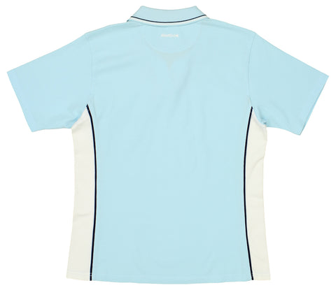 Reebok Chicago Bears NFL Women's Short Sleeve Sporty Polo Shirt, Sky Blue