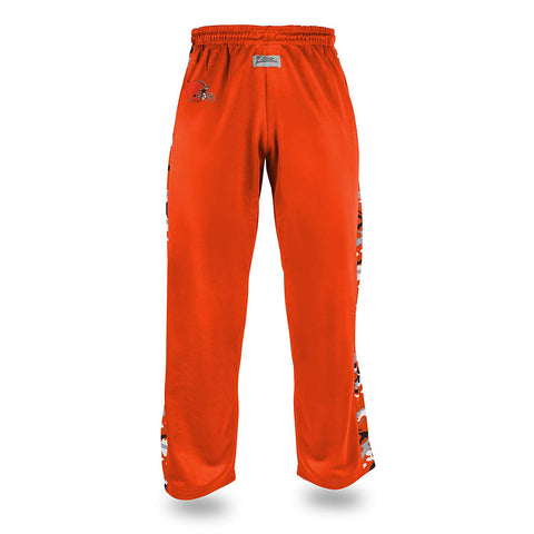 Zubaz Men's NFL Cleveland Browns Print Stadium Pants