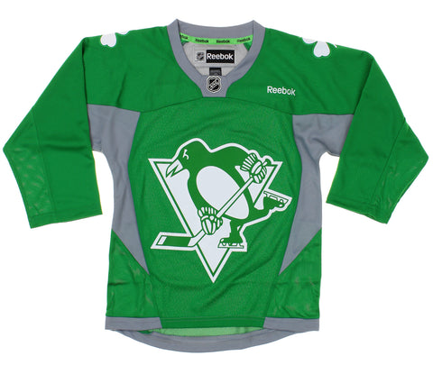 Reebok NHL Youth Boys Pittsburgh Penguins St. Patricks Day Team Replica Jersey