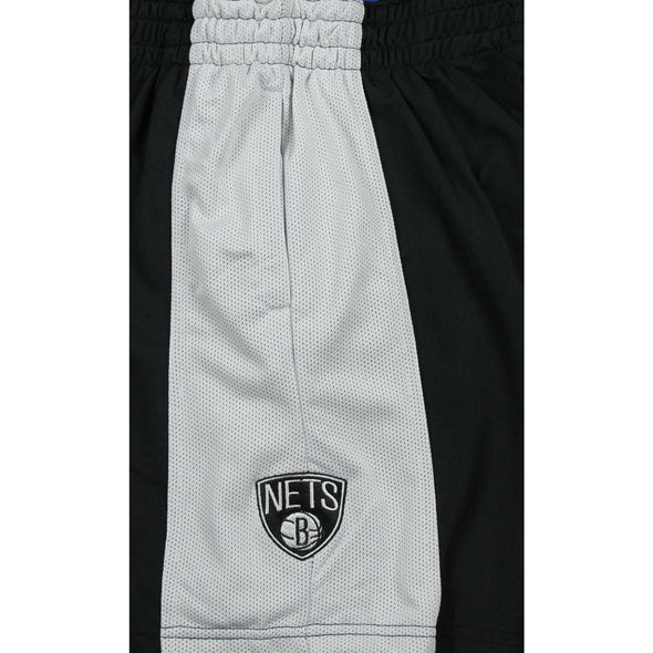 Zipway NBA Men's Big & Tall Brooklyn Nets Karl Basketball Shorts, Black
