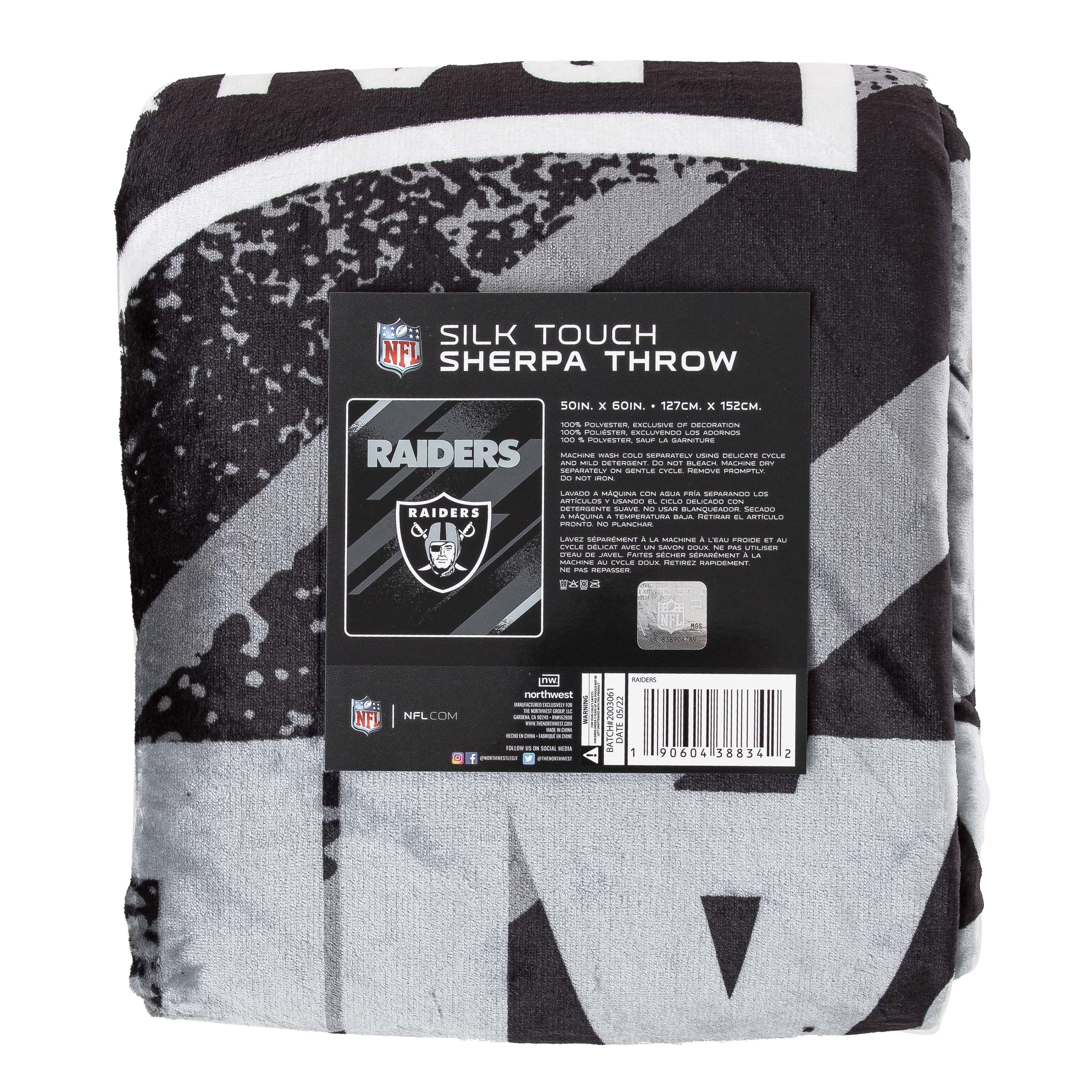 : Northwest The Company NFL Polyester Sherpa Throw