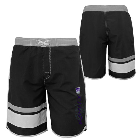 Outerstuff NBA Youth Boys (8-20) Sacramento Kings Color Block Swim Trunks