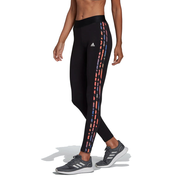 Ladies 3 stripe adidas leggings best sale