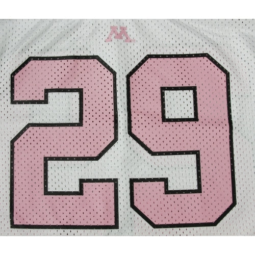 Adidas NCAA Youth Minnesota Golden Gophers # 29 Football Jersey, White and Pink