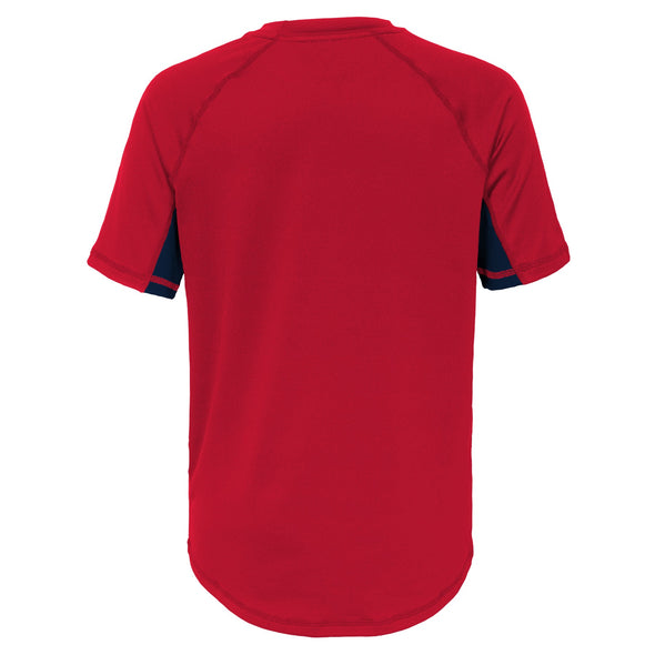 Outerstuff NCAA Youth Arizona Wildcats Color Block Rash Guard Shirt