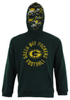 Zubaz NFL Men's Green Bay Packers Camo Lined Pullover Hoodie