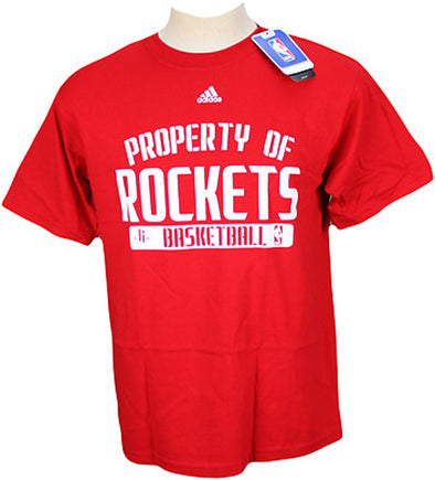 Adidas NBA Men's Houston Rockets Short Sleeve T-Shirt, Red