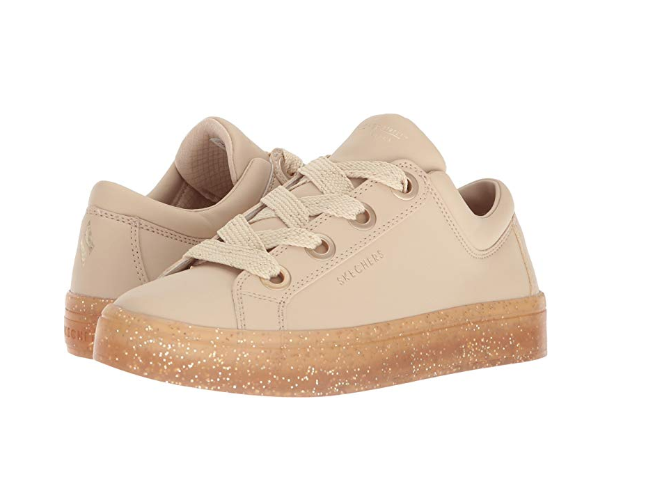 Skechers street deals suede and sparkle