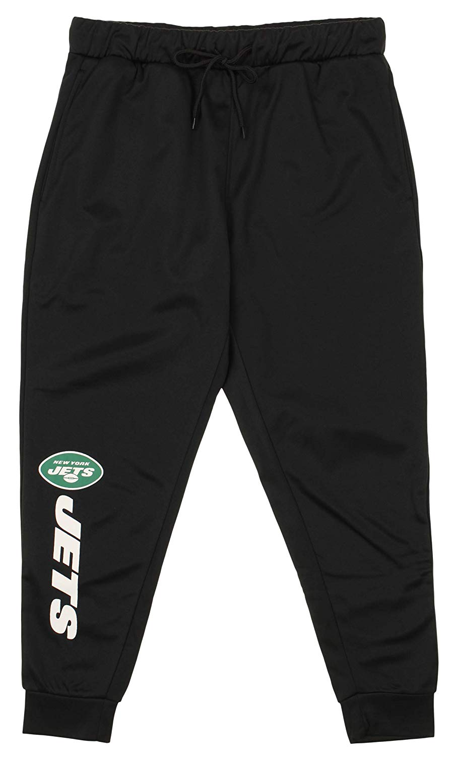 : Zubaz NFL Men's Zebra Wordmark Poly Fleece Jogger