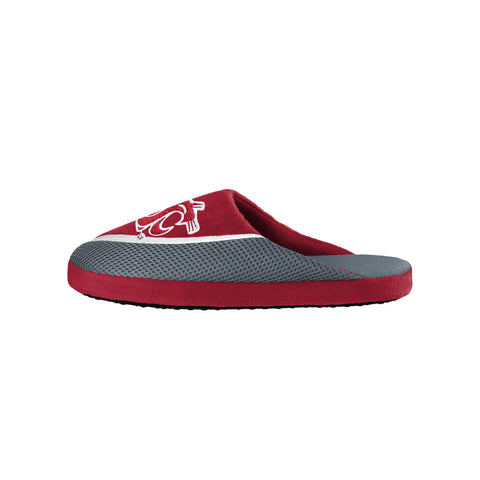 FOCO NCAA Men's Washington State Cougars 2022 Big Logo Color Edge Slippers