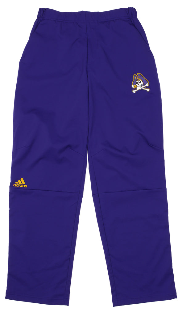 Adidas NCAA Men's East Carolina Pirates Team Logo Climalite Woven Pant, Purple