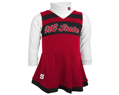 Outerstuff NCAA Little Girls (4-6X) NC State Wolfpack Cheer Jumper Dress