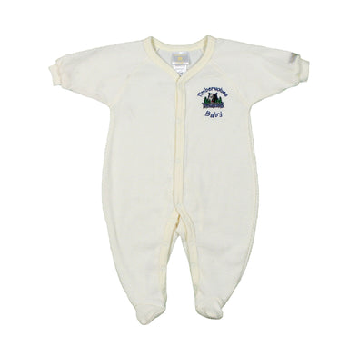 NBA Infants Minnesota Timberwolves Footed Sleeper Pajamas - Cream