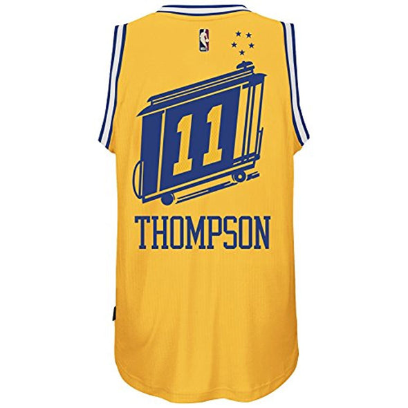 Adidas NBA Men's Golden State Warriors Klay Thompson #11 Hardwood Classics Swingman Jersey