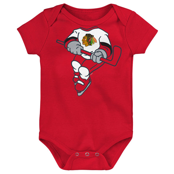 Outerstuff NHL Newborn Chicago Blackhawks Dreams Baby Creeper, Red