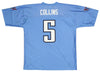NFL Football Men's Tennessee Titans Kerry Collins #5 Dazzle Jersey, Blue, XL