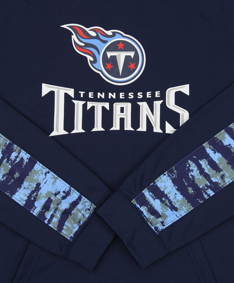 Zubaz NFL Men's Tennessee Titans Hoodie w/ Oxide Sleeves