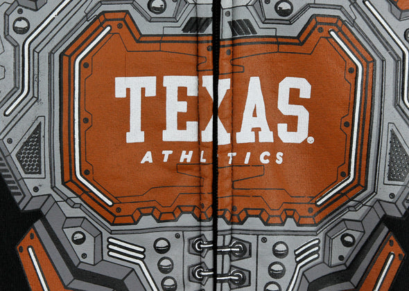 NCAA College Youth Boys Texas Longhorns Full Zip Masked Sweatshirt Hoodie
