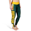Forever Collectibles NFL Women's Green Bay Packers Team Stripe Leggings, Green
