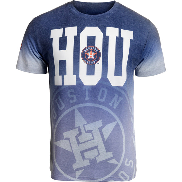 Forever Collectibles MLB Men's Houston Astros Gradient Tee