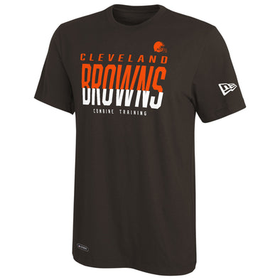 New Era NFL Men's Cleveland Browns Split Line Short Sleeve Tee